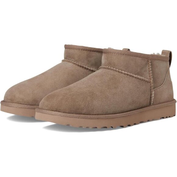 UGG Women's Caribou Rounded Toe Sheepskin Lining Classic Ultra Mini Boot - Picture 7 of 7